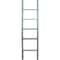 Ekena Millwork 19"W x 72"H x 3 1/2"D Vintage Farmhouse 5 Rung Ladder, Barnwood Decor Collection, Driftwood Blue DECR019X072X04LDRBU - alternate 2